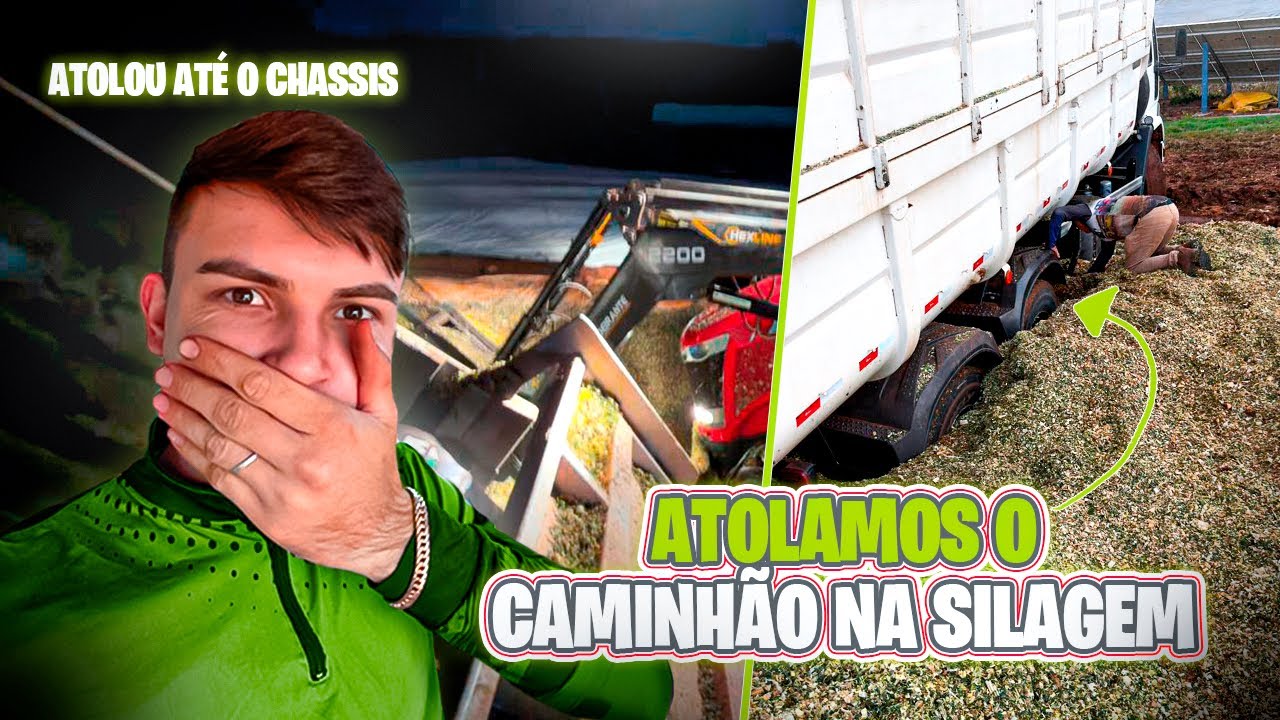 CAMINHÃO ATOLOU ATÉ O CHASSIS NA SILAGEM // EP02