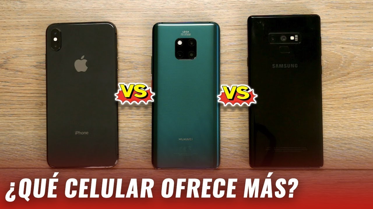iPhone XS Max / Mate 20 Pro / Galaxy Note 9 - Versus de desempeño