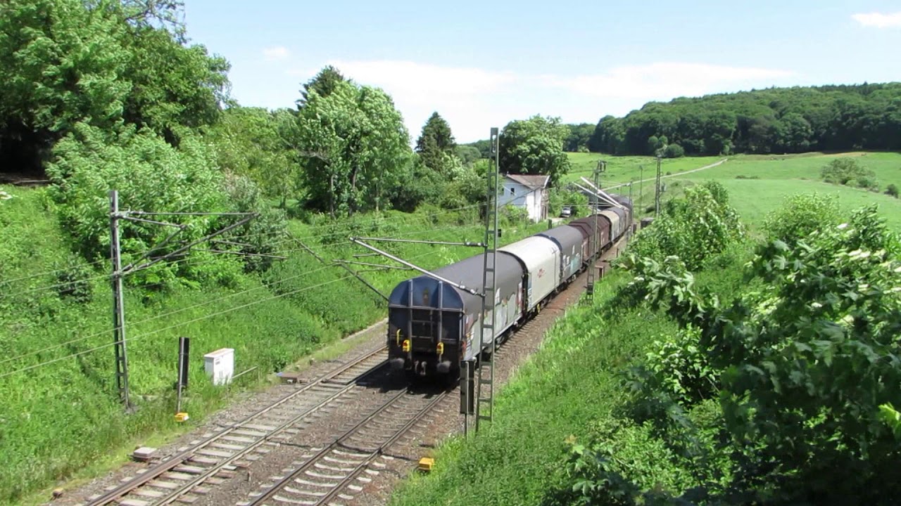Freight Trains on the Montzenline, June 2019.