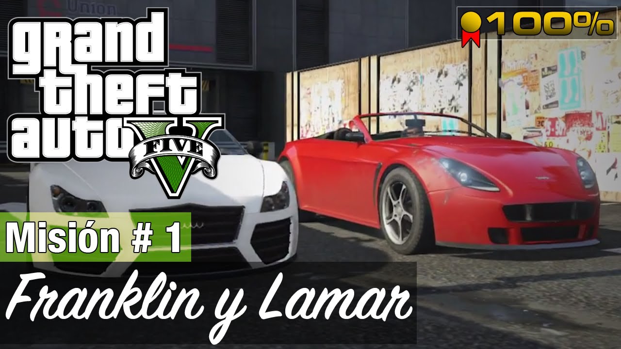 Grand Theft Auto 5 - Introducción y Misión #1 - Franklin y Lamar (Medalla de Oro / 100%)