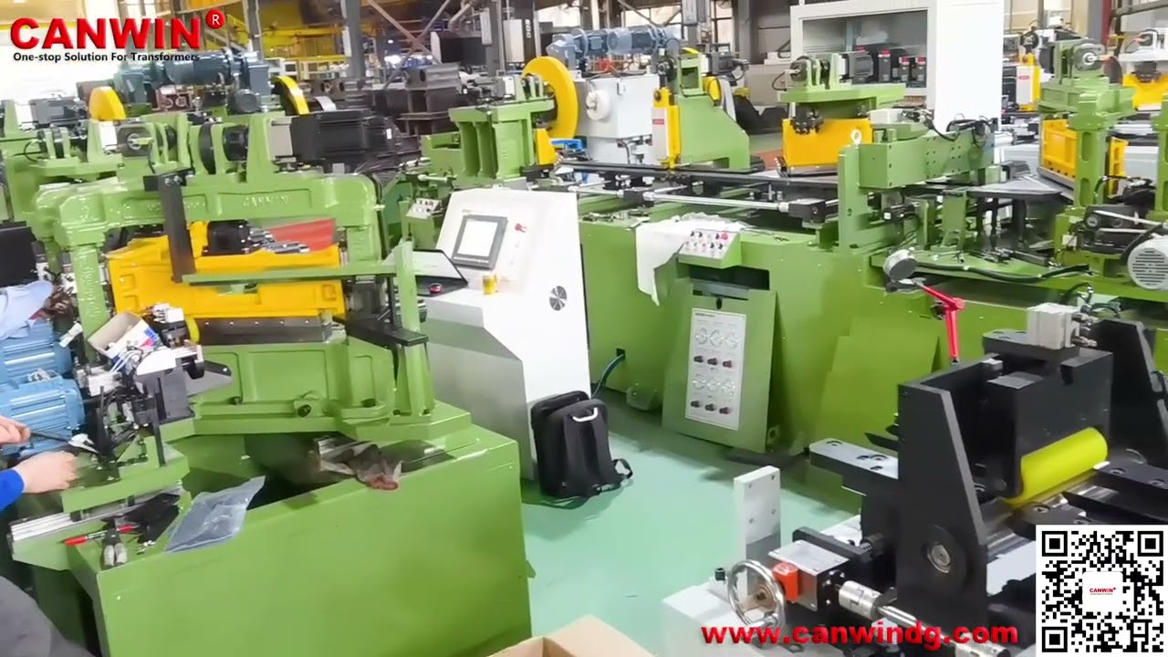 CANWIN | automatic equipment  | Cut to length line | Slitting line | Foil winding machine