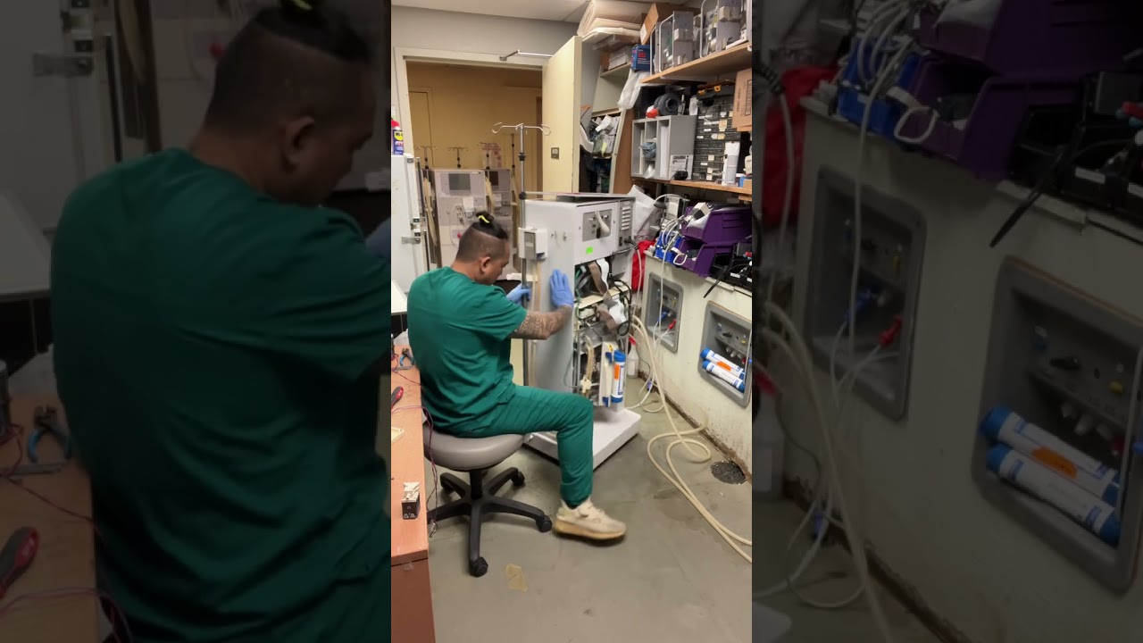 #827 2- LOW FLOW ERROR PROBLEM ON DIALYSIS MACHINE..