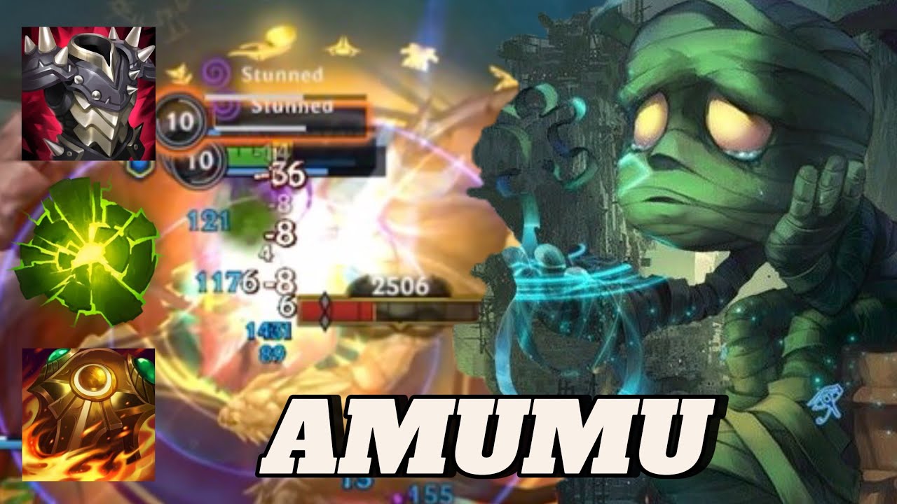 Wild Rift Amumu Gameplay In Master Rank, Build And Runes.
