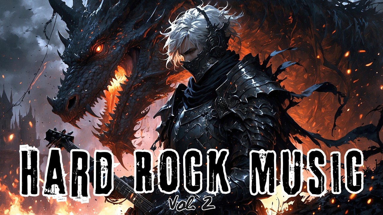 Лучшая плейлист музыки хеви-метал для повышения мотивации 🤘🏻🔥 [Мощный микс хард-рока]