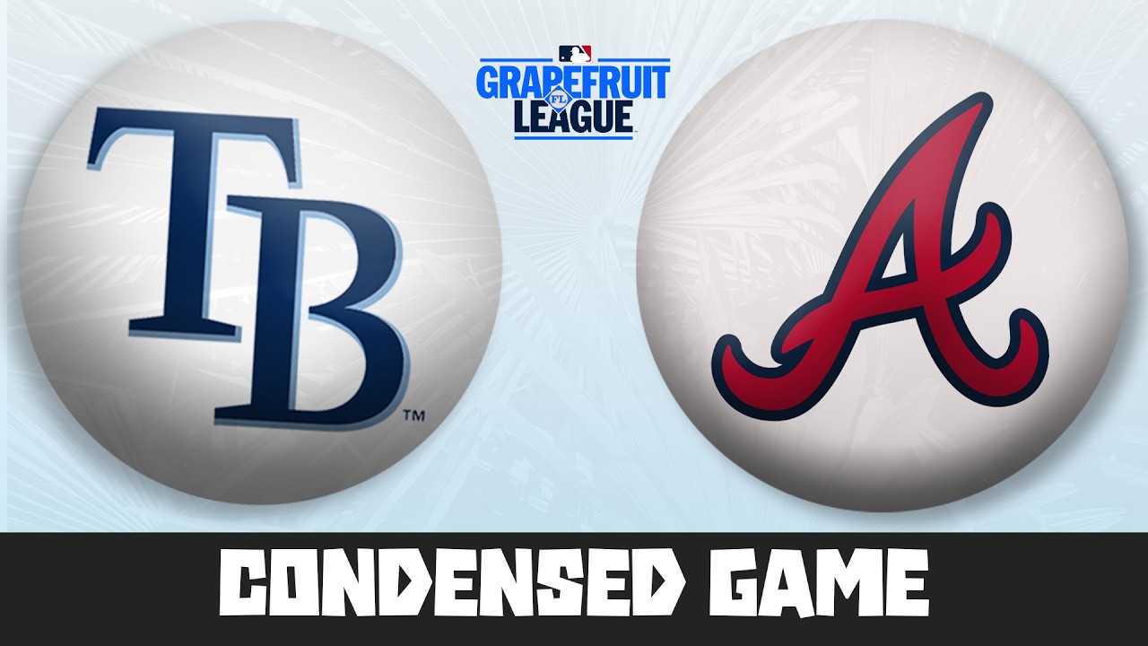 Tampa Bay Rays vs. Atlanta Braves (March 1st, 2026) | SPRING TRAINING CONDENSED GAME MLB