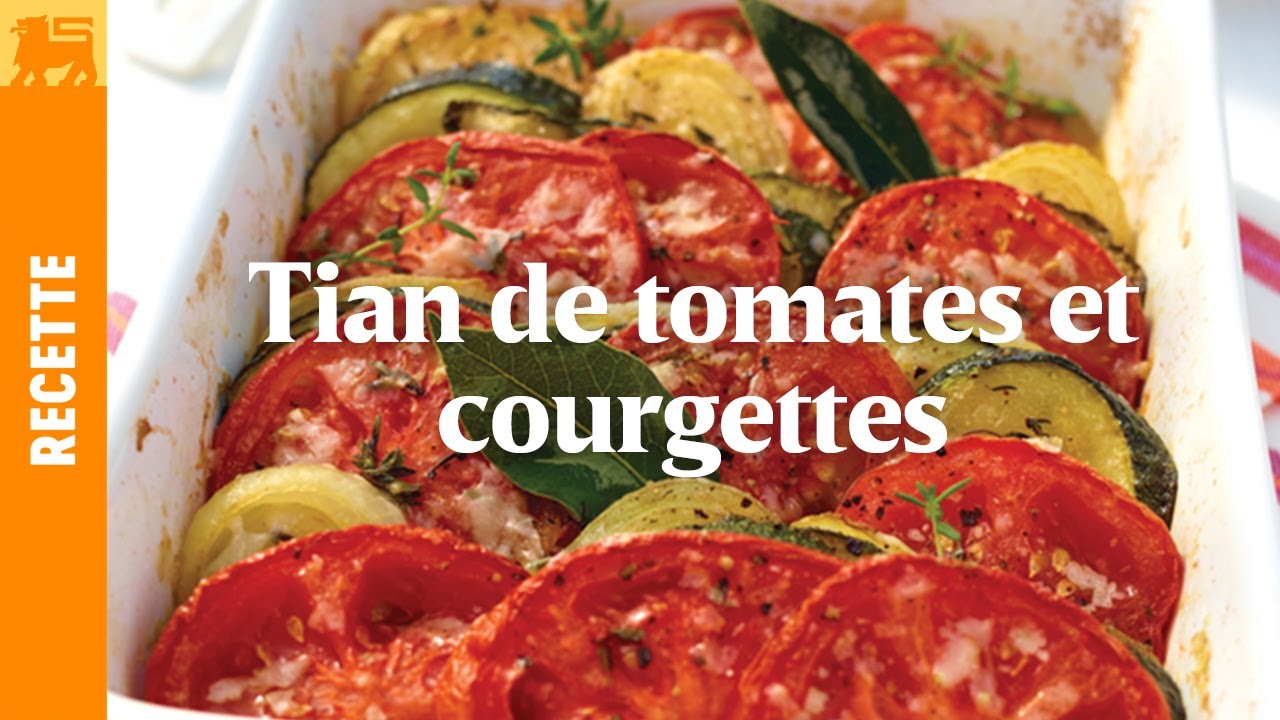 Tian de tomates et courgettes
