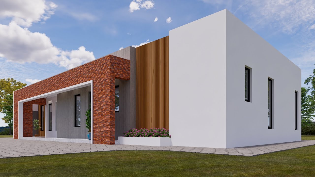 Modern House Design | 4 Bedroom House Design  20m x 10m