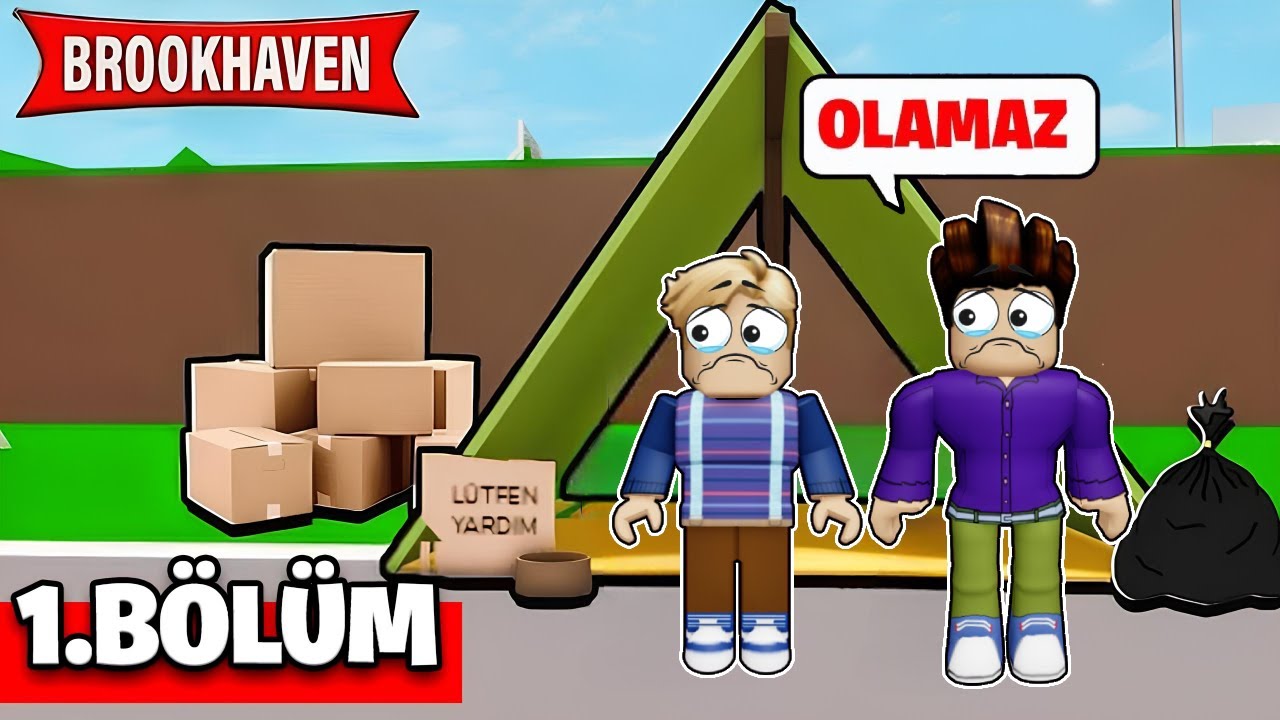 Fırıldak Kardeşler Evsiz Kaldı... 1. Bölüm | Roblox Brookhaven