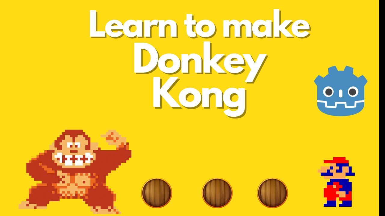 How to make Donkey Kong in Godot 4 (Complete Tutorial) 🕹️🎮