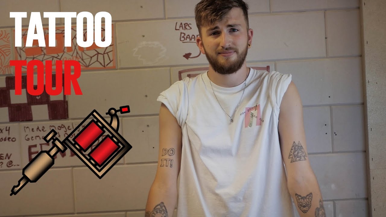 Ik heb een tattoo bij mijzelf gezet.. | TATTOO TOUR