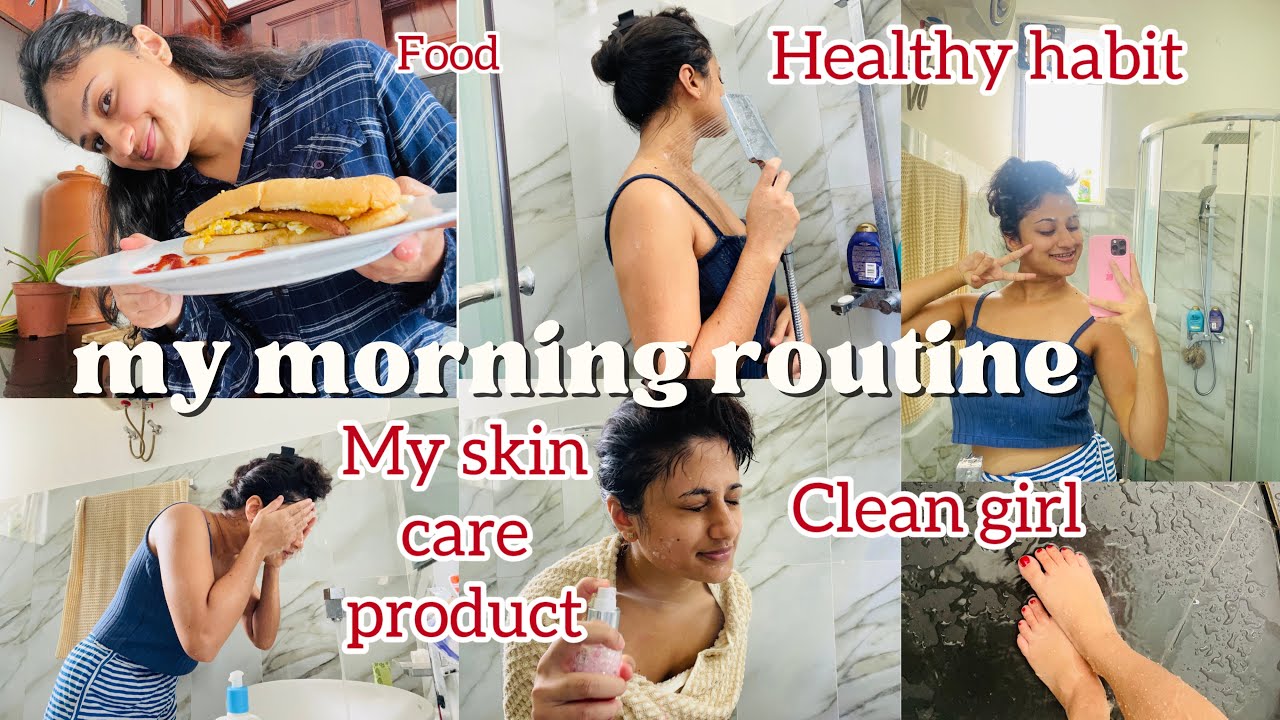 my morning routine 🌻🚿i use the product🛀🏻|Healthy habit