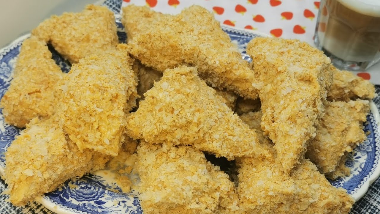 Blätterteig-Ecken mit Milchmädchen, schnell & lecker 😋 Blätterteig mit gezuckerter Kondensmilch