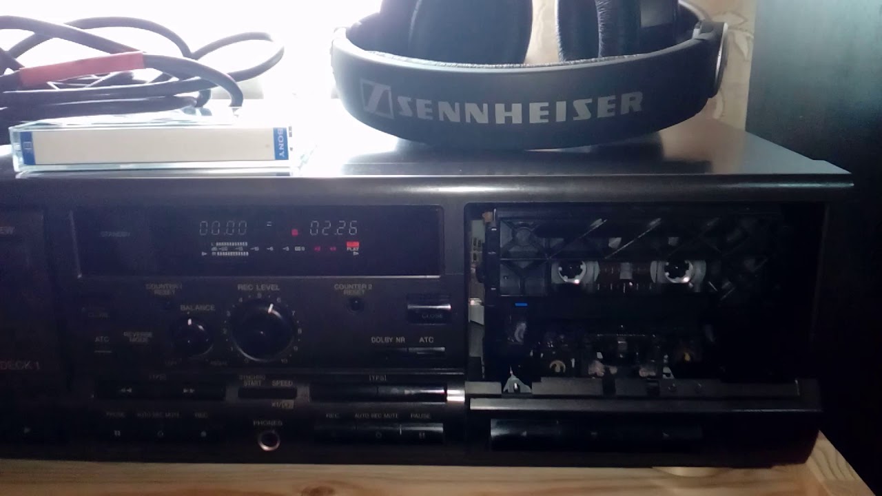 Technics RS-TR 575 запись с калибровкой и без калибровки.