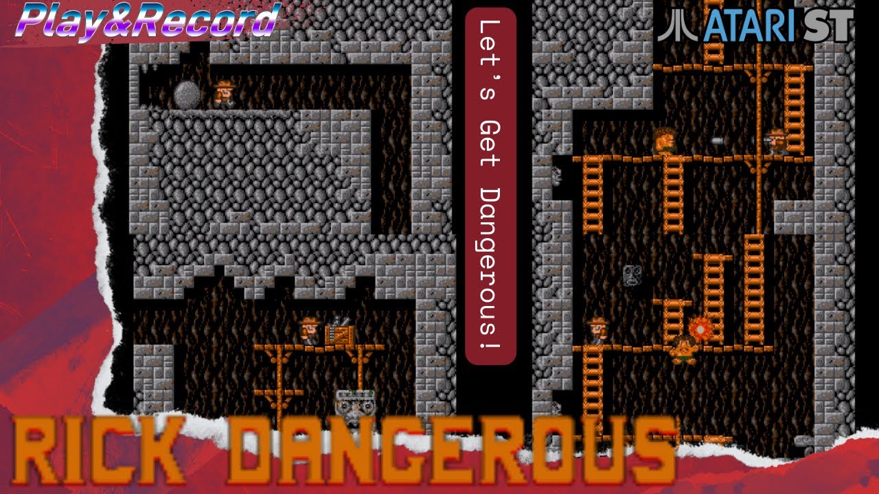 Rick Dangerous (Atari ST) Gameplay Non Commentary
