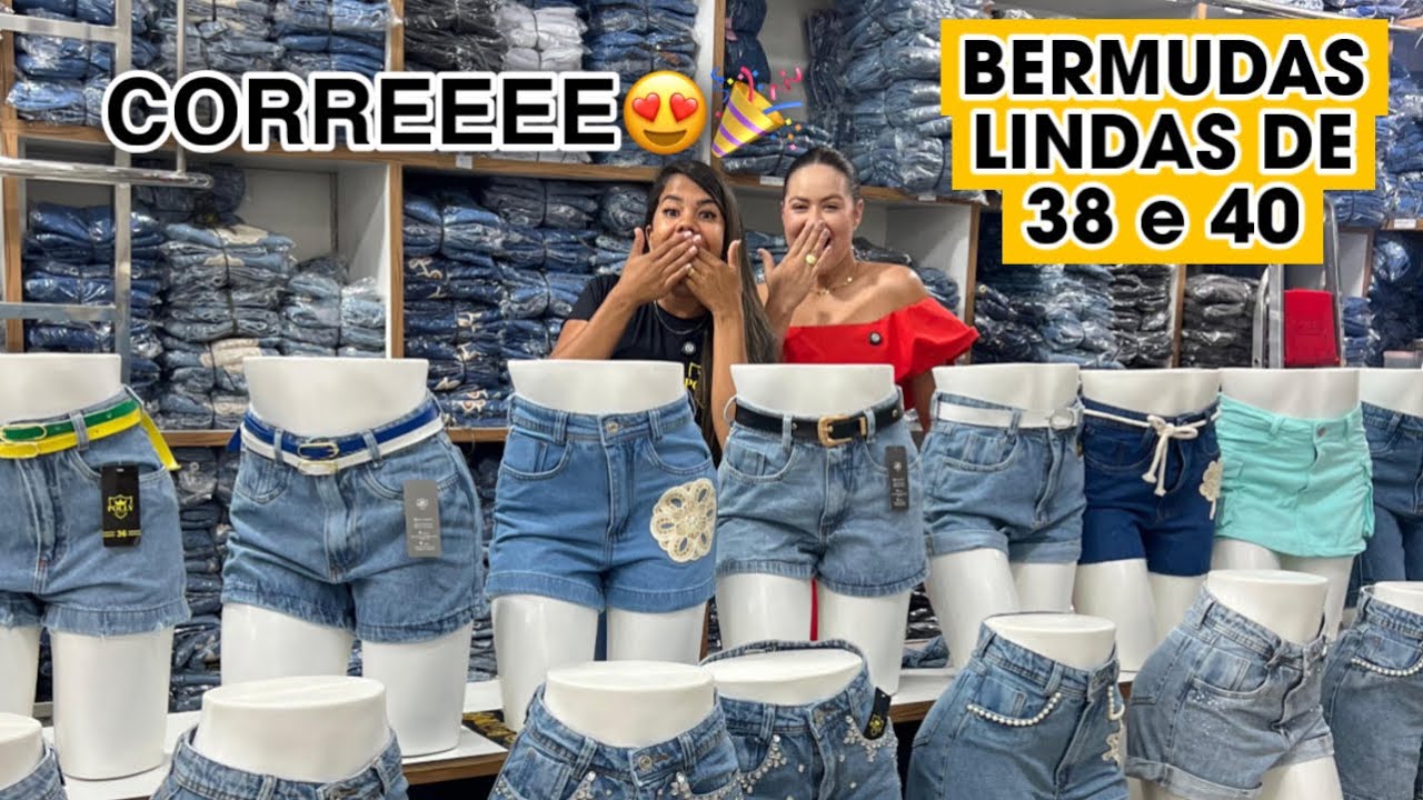 😱😍Olha essa bermudinha jeans maravilhosa!PREÇO IMBATÍVEL: De 38 a 40, CORREEEEE🎉