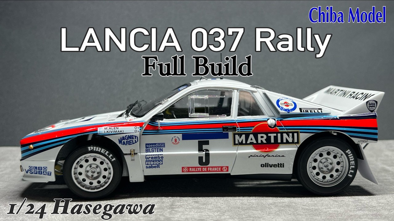 [ Full ] 1/24 Lancia 037 Rally '1984 Tour de Corse Rally Winner [ Hasegawa ]
