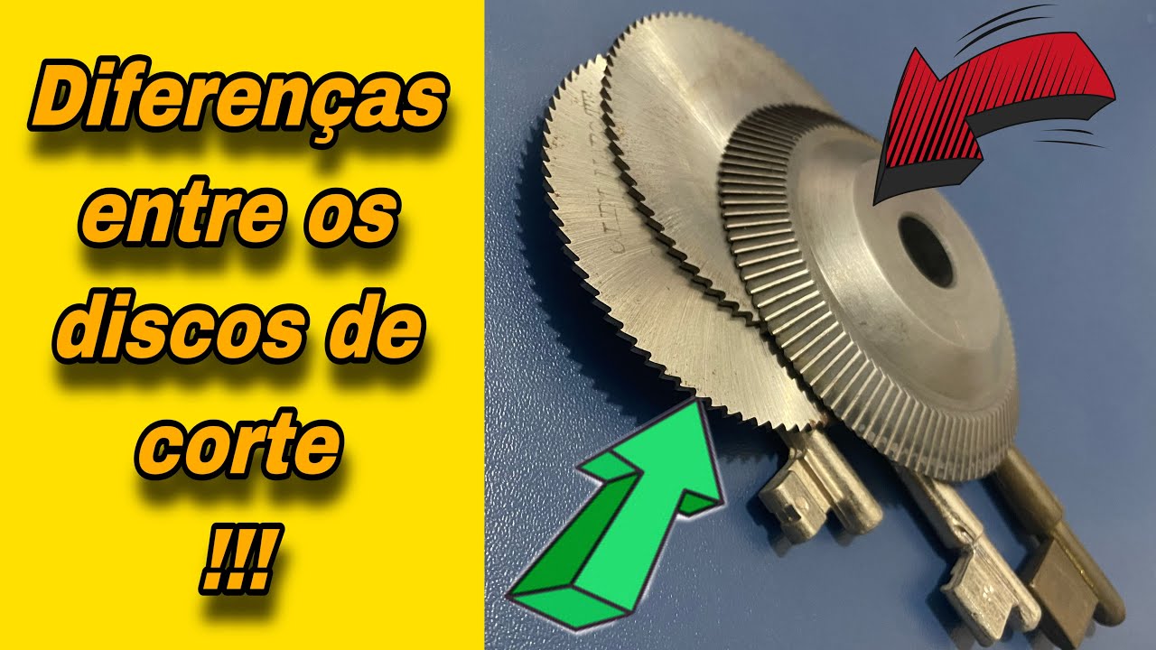 DIFERENÇAS ENTRE OS DISCOS DE CORTE !!!