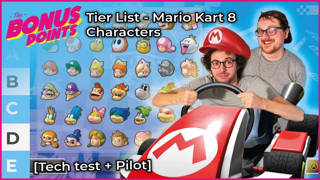 Tier List - Mario Kart 8 Deluxe Characters