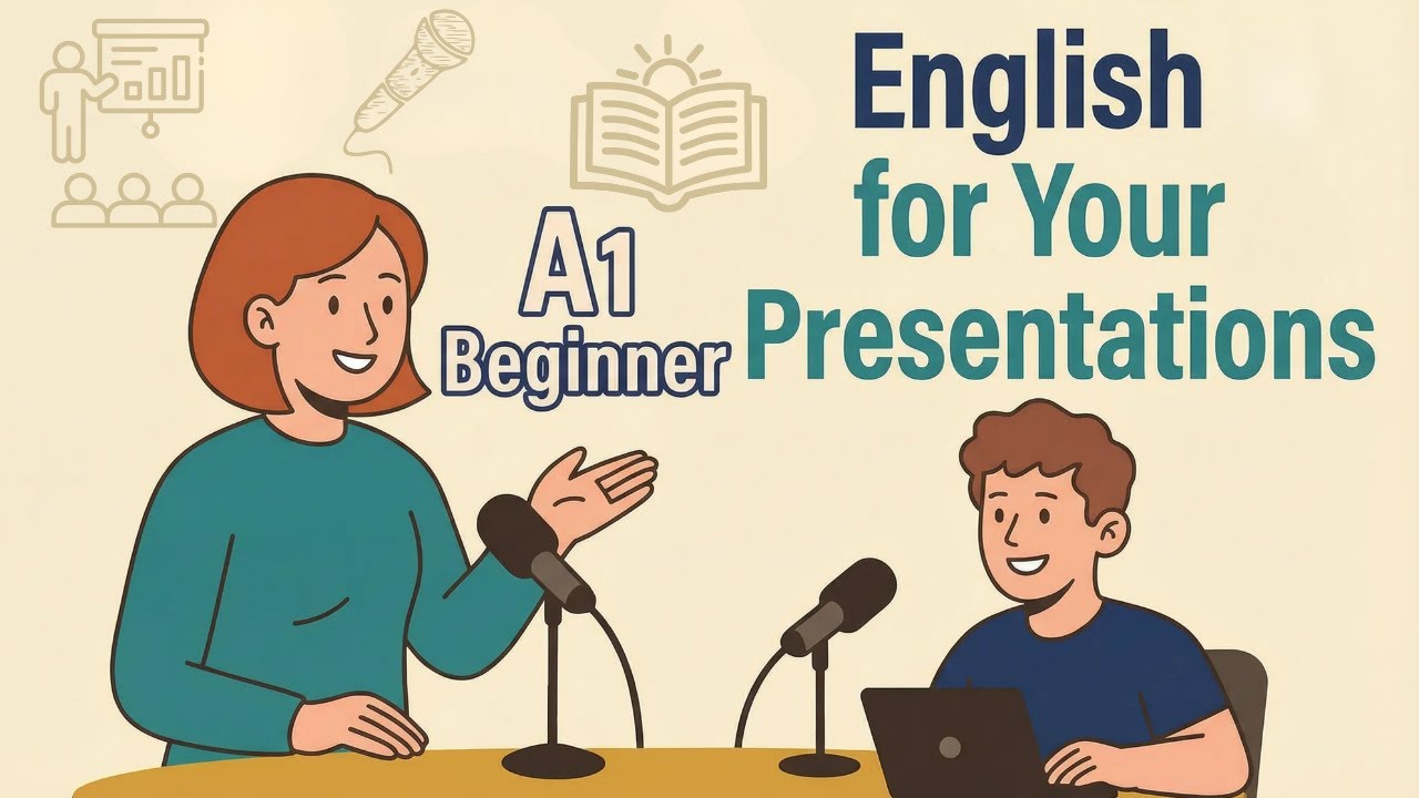 How to Give a Presentation in English (A1 - B1 Level)
