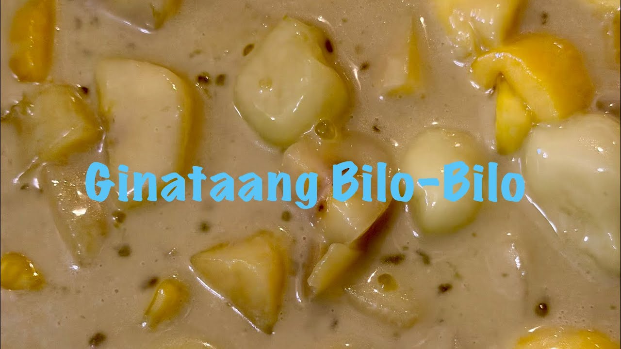 Ginataang Bilo-Bilo (Filipino coconut dessert) 