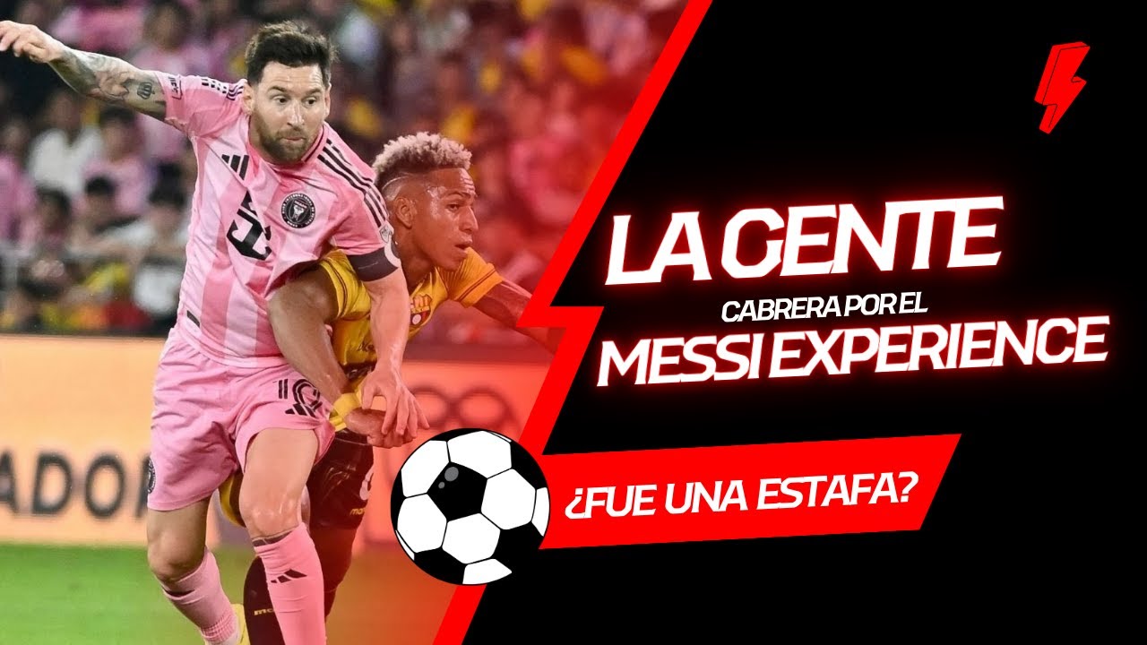 MESSI HIZO UN GOLAZO, pero la MESSI EXPERIENCE TERMINÓ con la GENTE ENOJADA