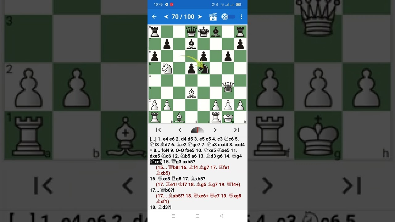 Magnus Carlsen vs French Defense| French Advance Variation