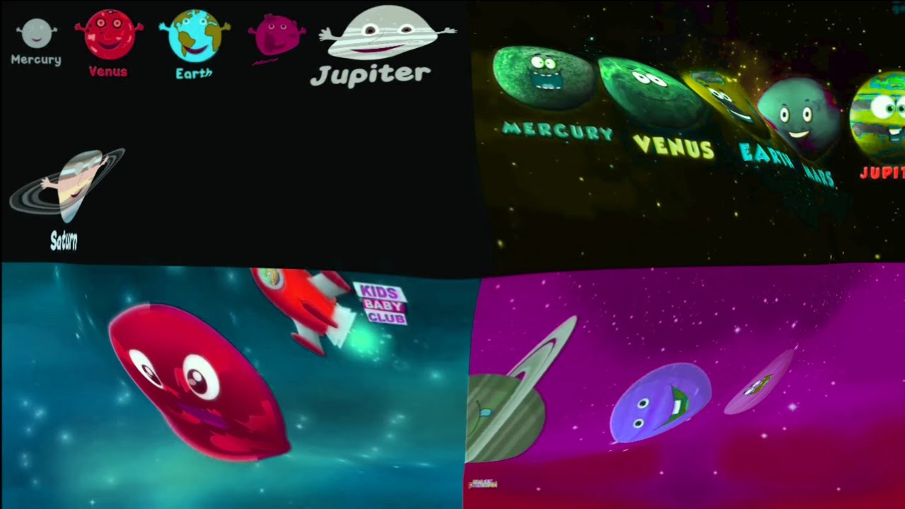 Planets Mercury to Neptune in four Visual effects // Sponsored by Gamavision KlaskyCsupo effects