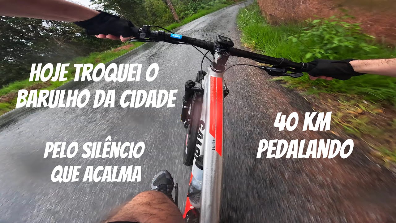 Vencendo 40 km de Mountain Bike, refletindo e apreciando a Natureza!