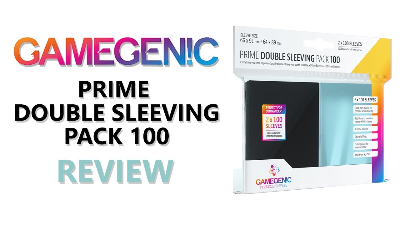 The Best Sleeves Series | Gamegenic: Prime Double Sleeving Pack Review
