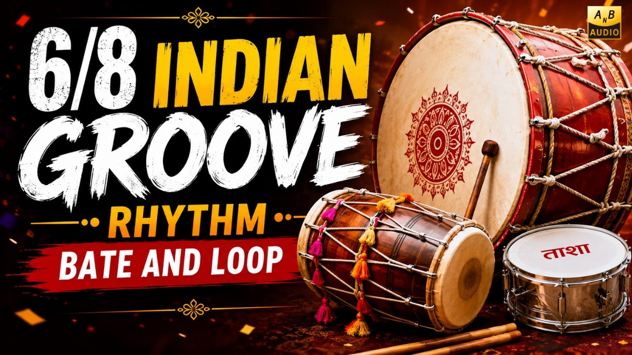 6/8 INDIAN Groove | loop | beat | garva