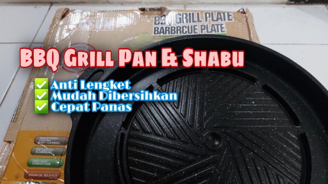 UNBOXING & REVIEW JUJUR BBQ GRILL PAN AND SHABU || COCOK BUAT KALIAN YANG MAU BBQ (AYCE) DI RUMAH