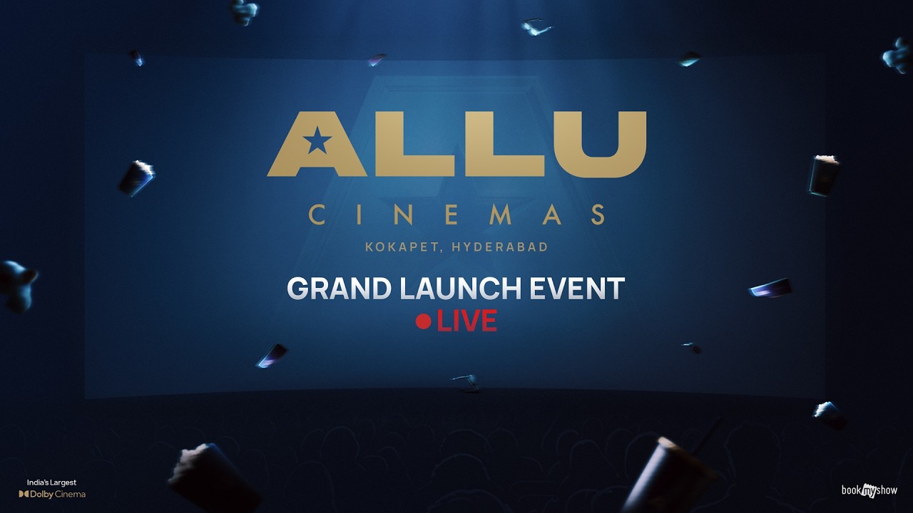 Allu Cinemas Grand Launch Event LIVE | India's Largest Dolby Cinema  #live