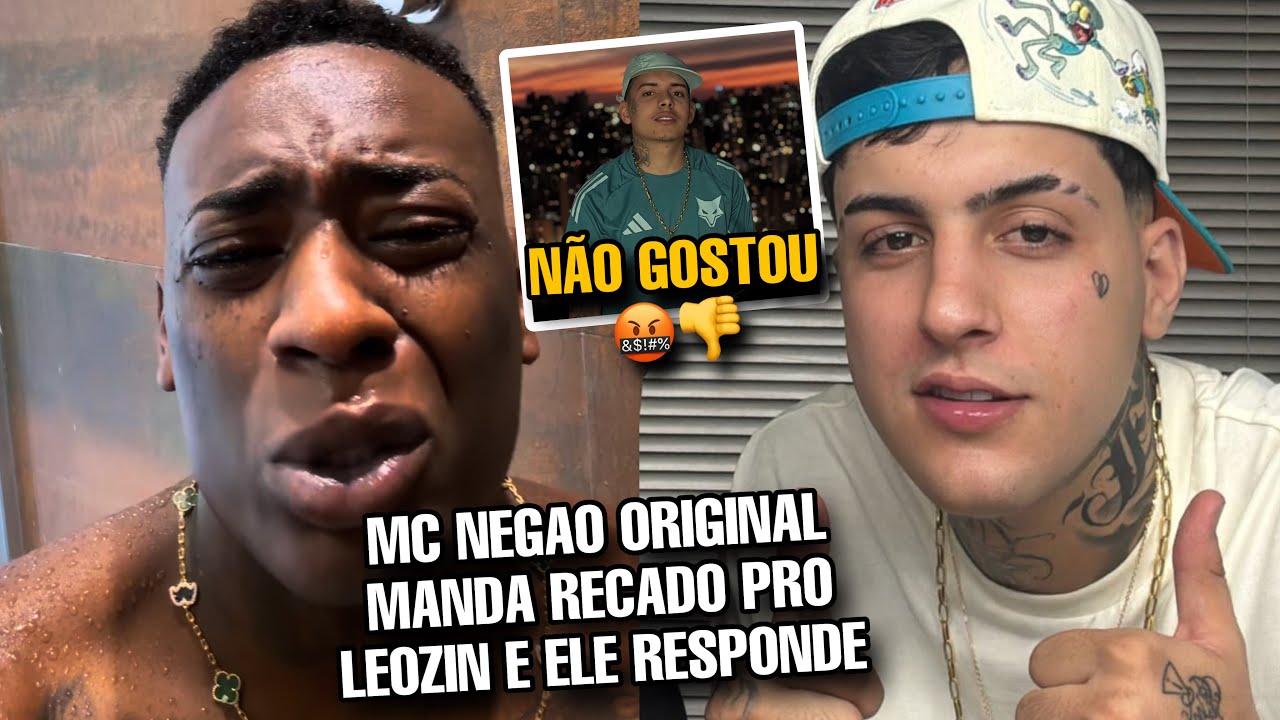 MC NEGÃO ORIGINAL manda recado pro LEOZIN e MC RICK se mete e RESPONDE…