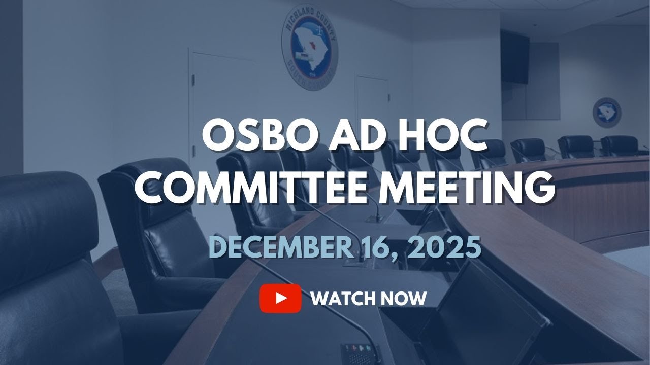 Office of Small Business Opportunity Ad Hoc Committee Meeting - December 16, 2025