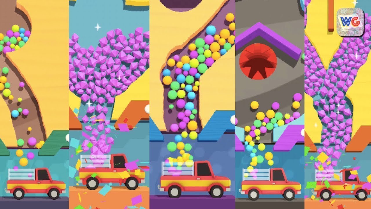 Sand balls all levels 1 to 345 gameplay games sand ball game videos New level game  2021 mr rabi
