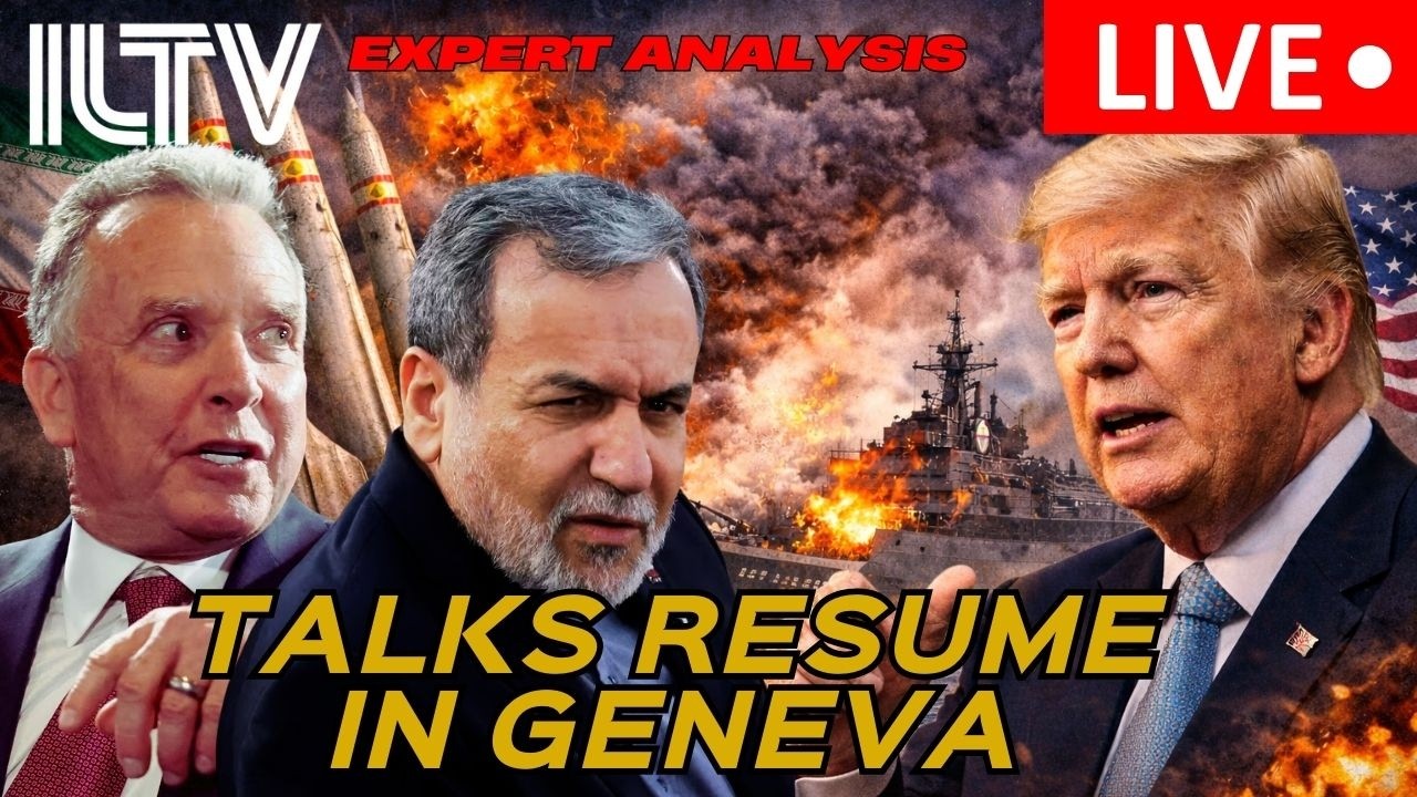 ILTV On The Hour – February 17, 2026 | US-Iran Talks Resume in Geneva, Military Drills, Gaza Summit