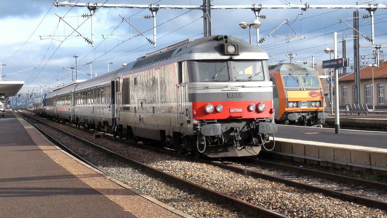 Le train Cévenol a Clermont Fd