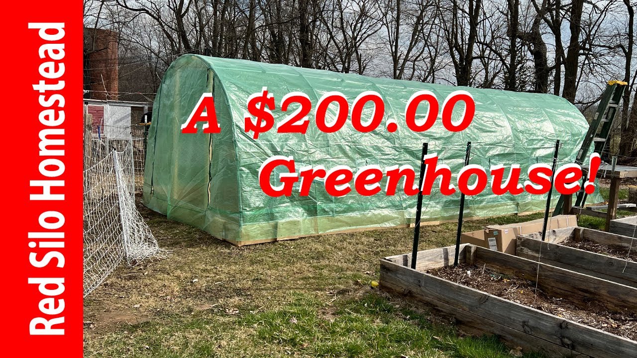 New Greenhouse Build with Modifications