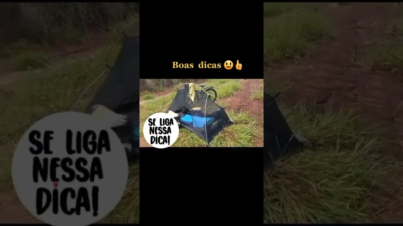 Boas dicas sobre a barraca ⛺ 😃👍#cicloviagem  #viagemdebicicleta  #viagemdebike