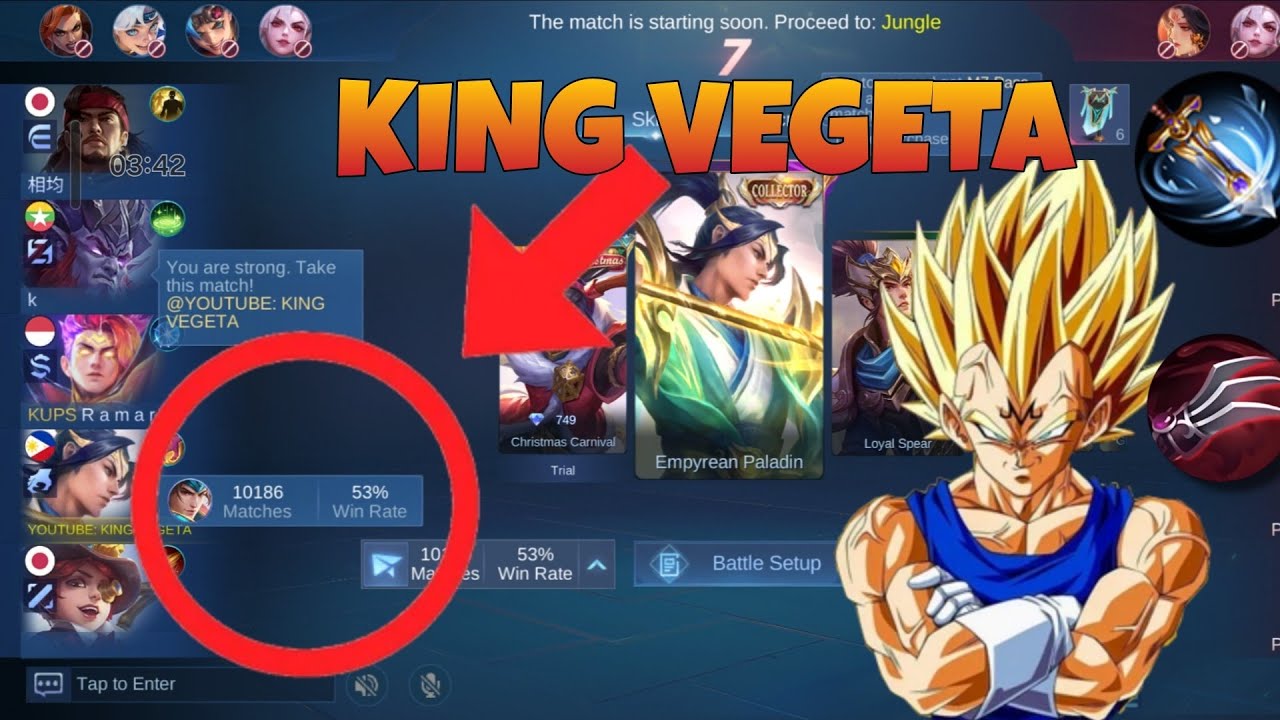 Zilong Jungle Domination - King Vegeta - Mobile Legends
