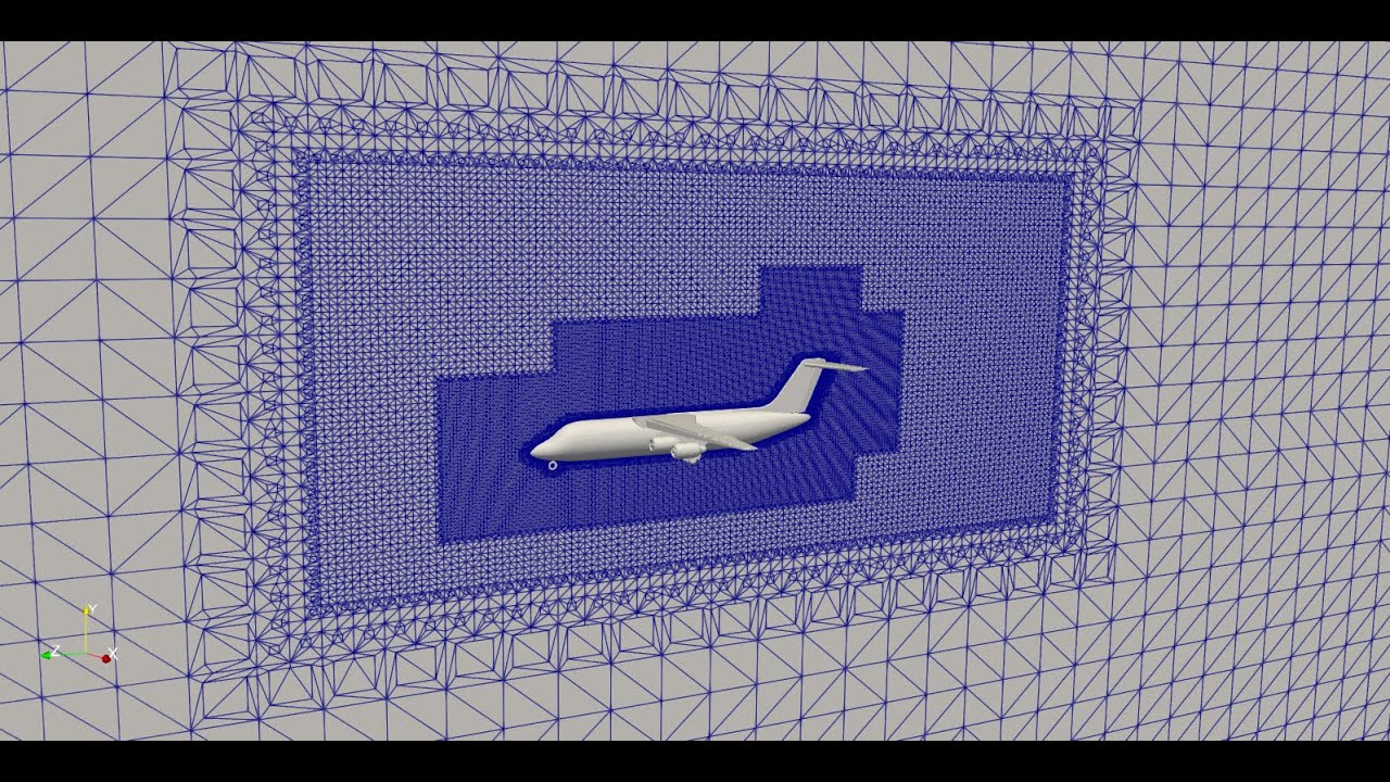 Создание сетки STL с использованием snappyHexMesh в OpenFOAM