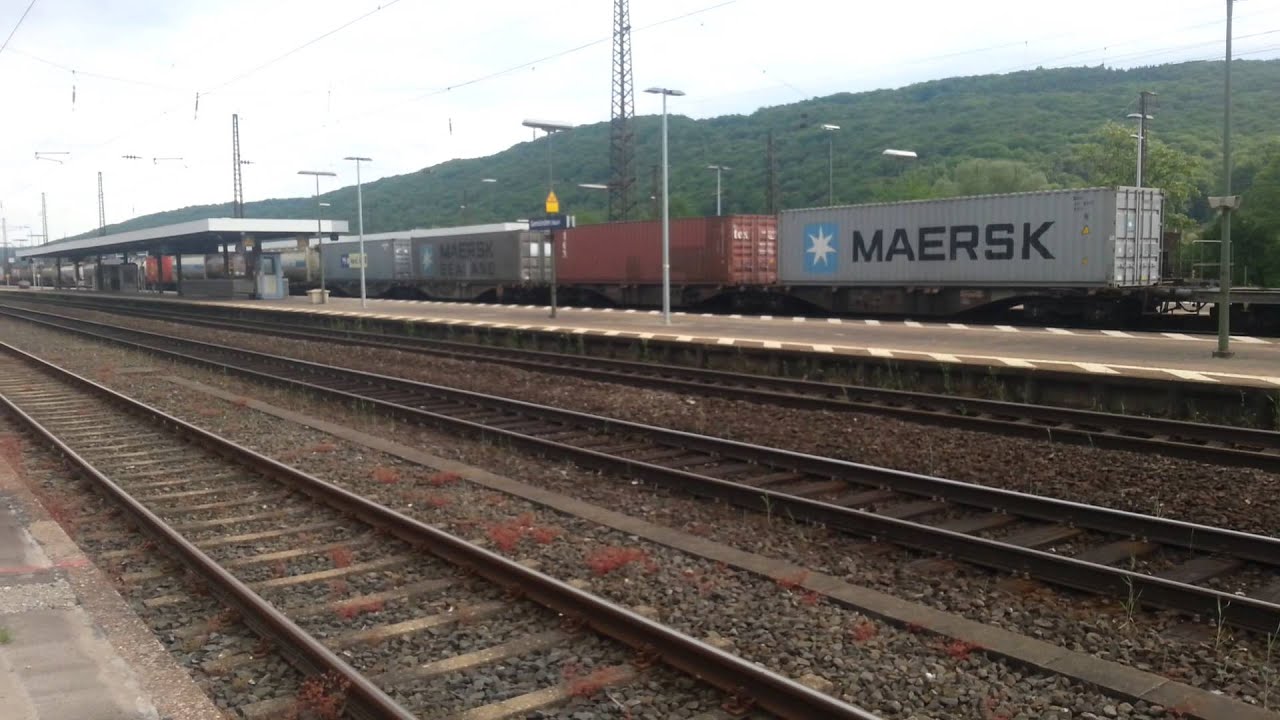 Durchfahrt 1: Güterferkehr in Gemünden (Main)