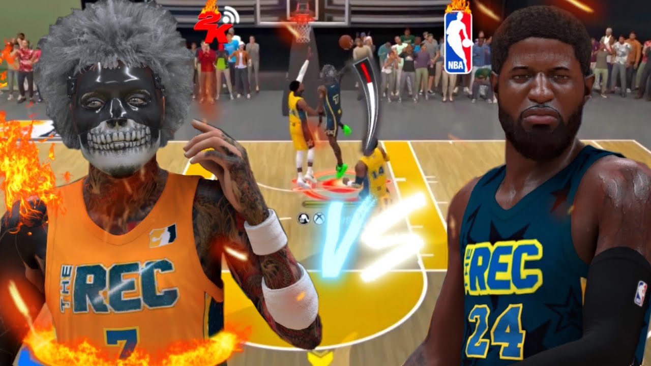I took my 6’9 ISO-LOCK Build and ran into PAUL GEORGE in the REC on NBA 2K24