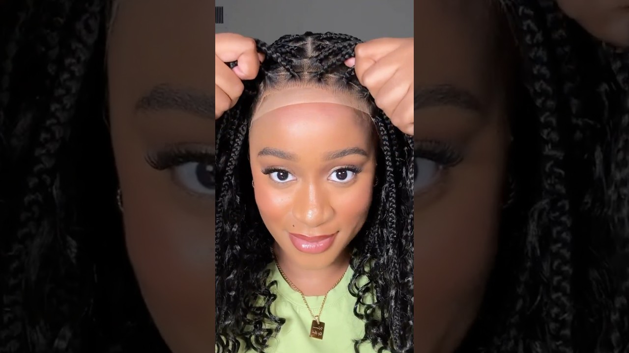 BOHO BRAIDS IN MINUTES ft ILikeHair #hairtok #shorts #bohobraids