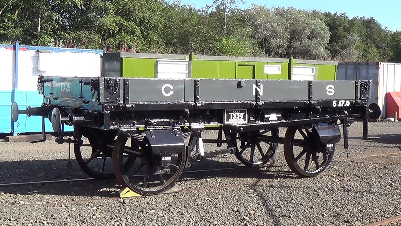Unique ballast wagon restored
