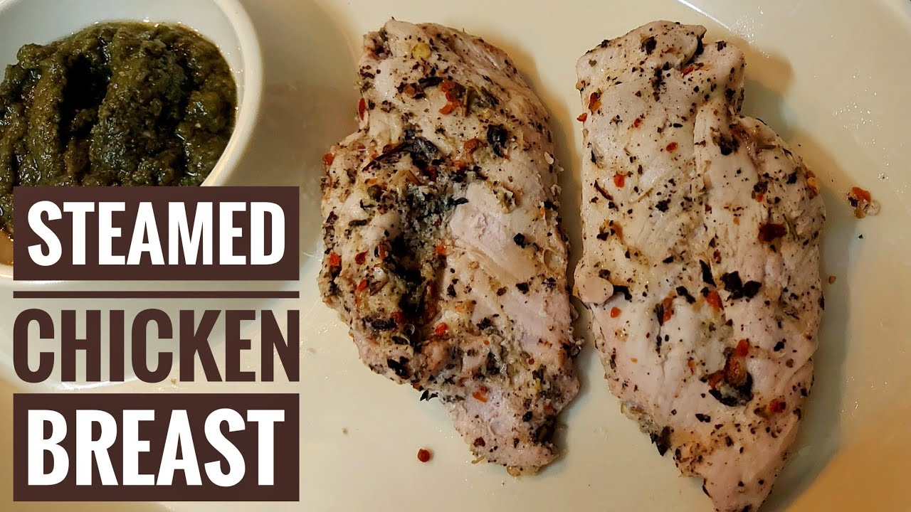 Simple Recipe of Steamed Chicken Breast | Protein Rich Diet For Gym Goers | Homemade Gym Diet
