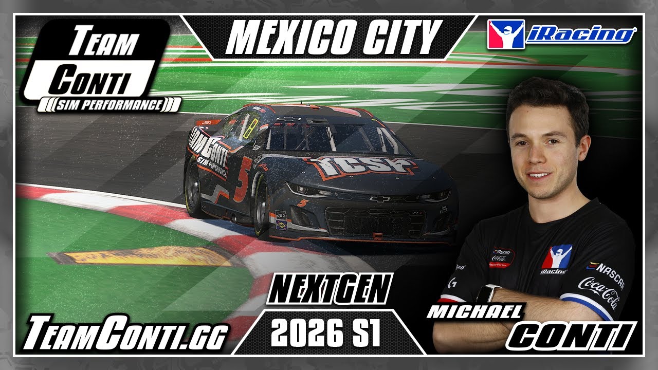 Руководство по трассе iRacing Pro от команды Team Conti | NASCAR NextGen на автодроме имени брать...