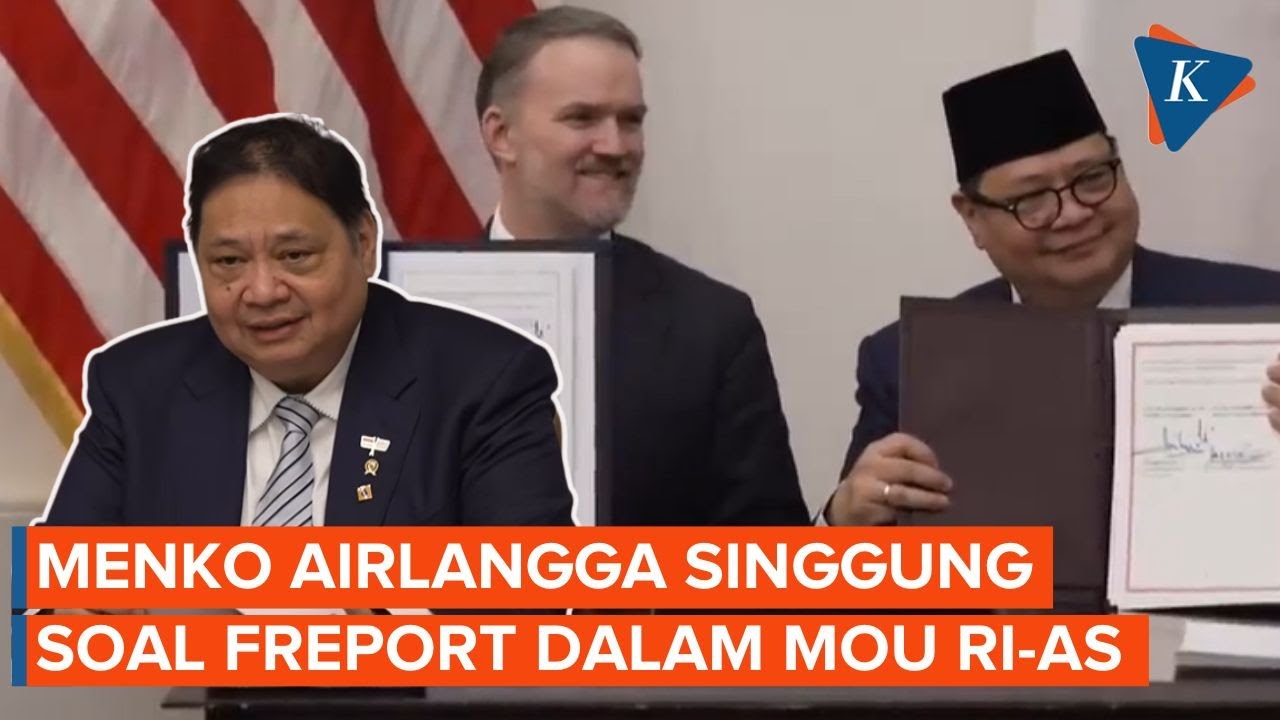 Airlangga Singgung Freeport dalam Kesepakatan Resiprokal RI–AS Senilai USD 38,4 Miliar