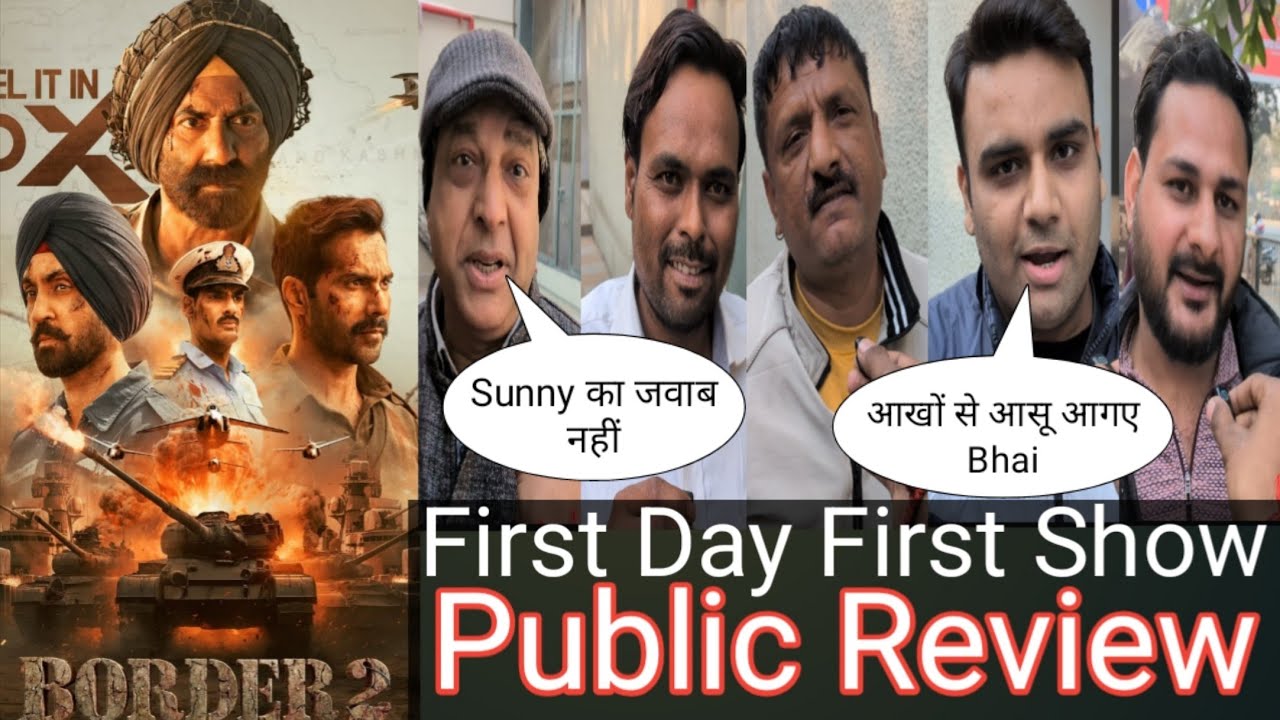 Border 2 First Day First Show Public Review || Border 2 Movie Public Reaction First Day || Sunny De