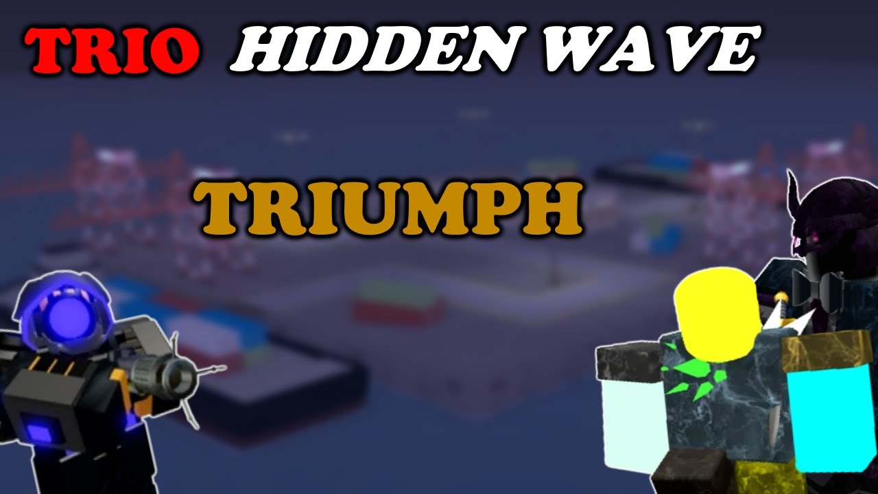 Trio HIDDEN WAVE TRIUMPH IN NEW FROST UPDATE || Tower Defense Simulator